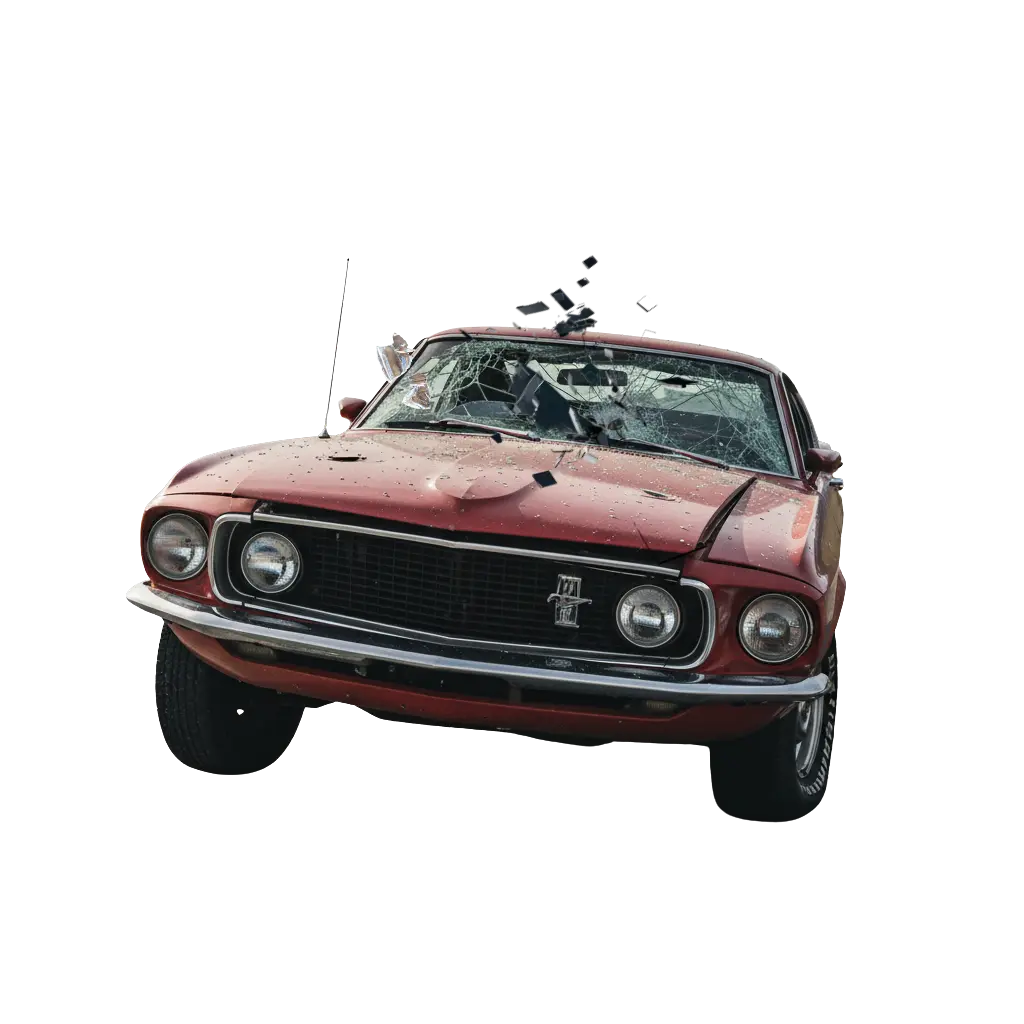 Broken Windshield