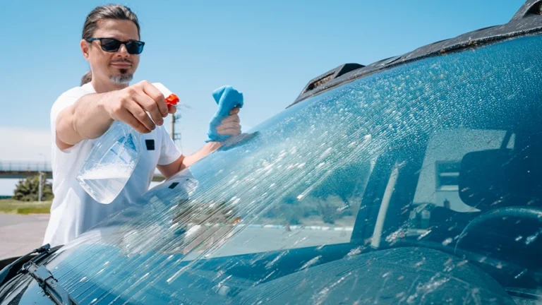 how to clean your windshield
