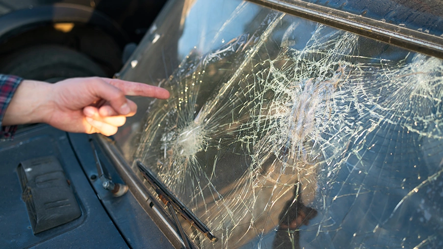 Damages Windshield Repair or Replacement