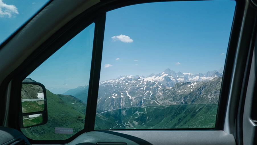 laminated tempered car l side windows