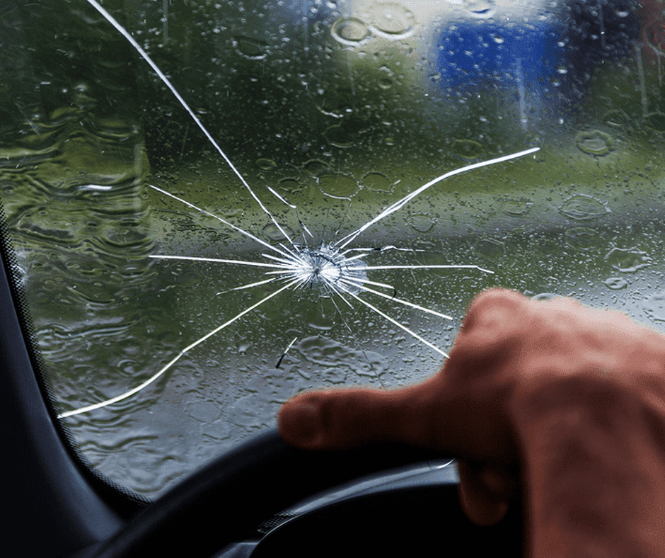Hidden windshield damage