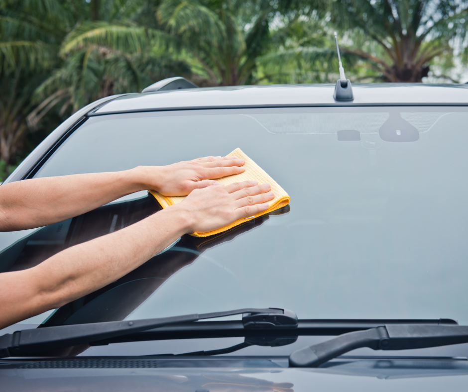 how to clean your windshield