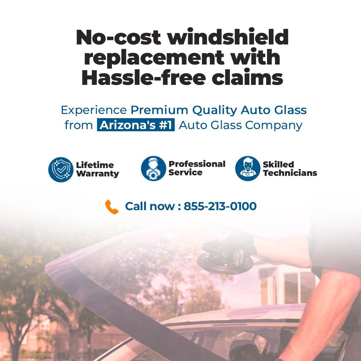 No-cost Windshield Replacement in Arizona