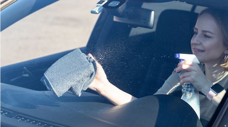 How to clean inside of windshield deals