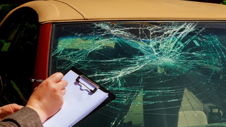 Hidden windshield damage