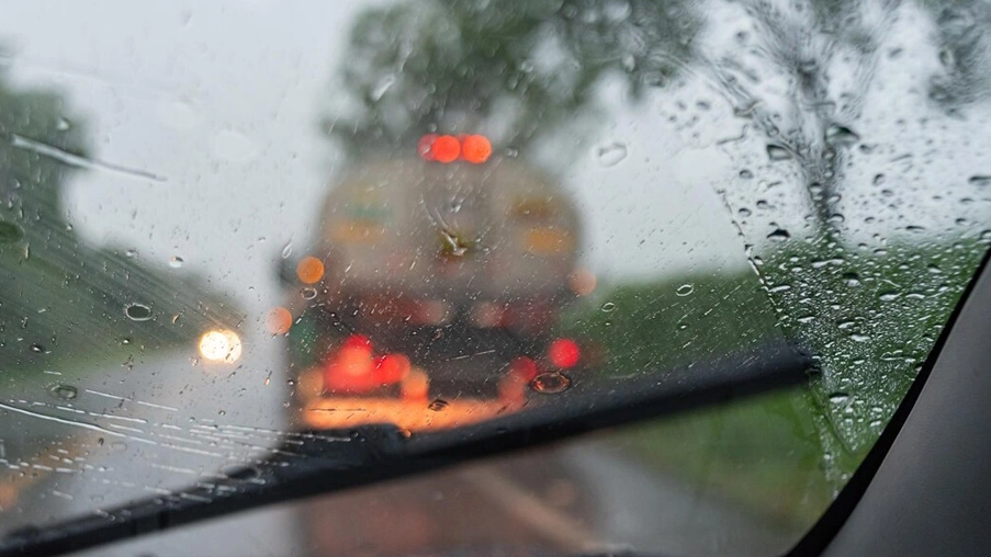 Water Stains on Windshield