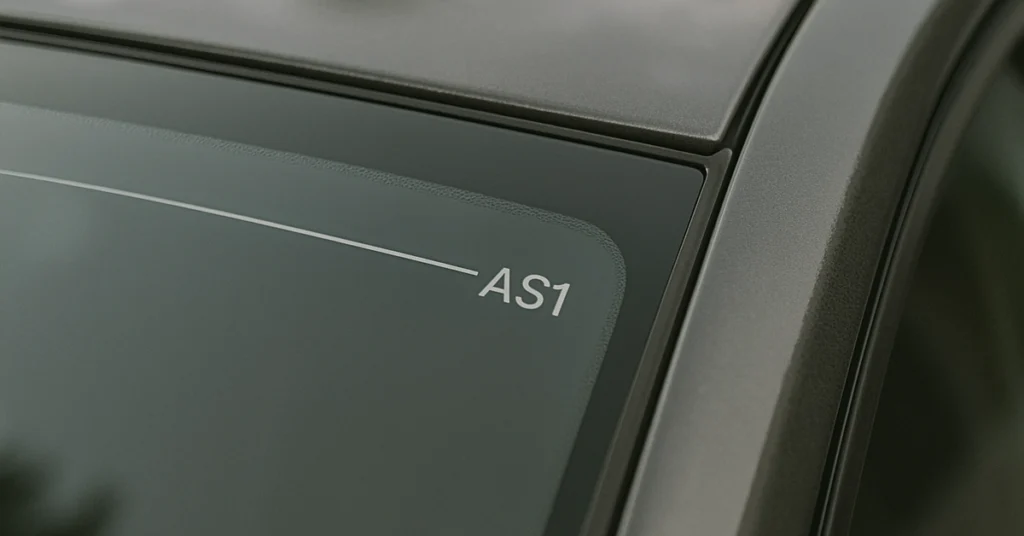 AS1 line on a windshield explained – location, purpose, and safety guidelines