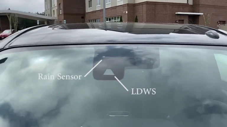 Rain sensor windshields