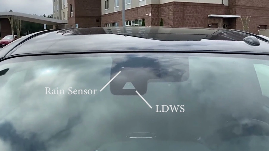 Rain sensor windshields