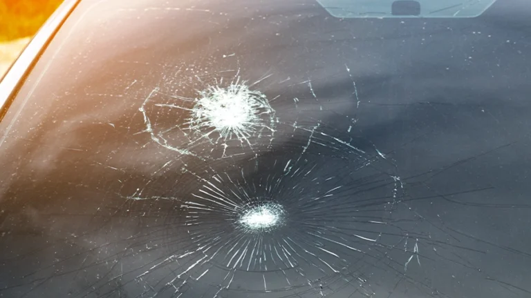 Pebble Hits Your Windshield