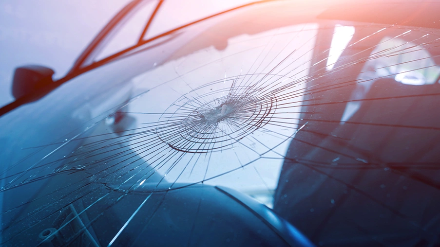 causes and effects of hail damage to windshields