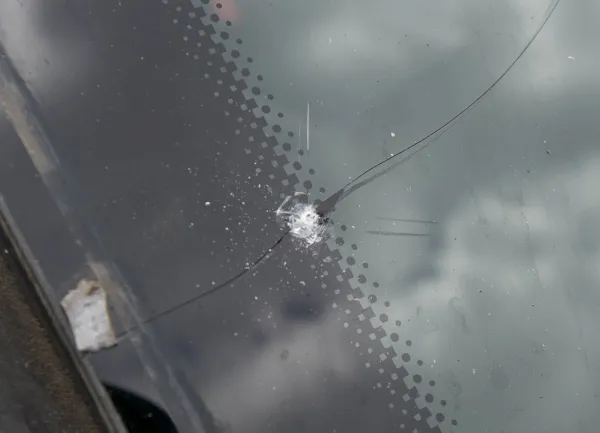 Pebble Hits Your Windshield