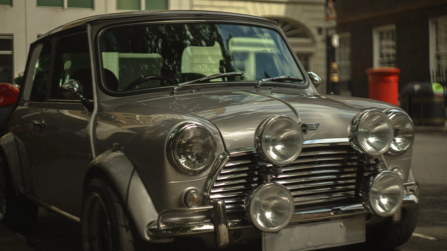 Vintage Car Windshield