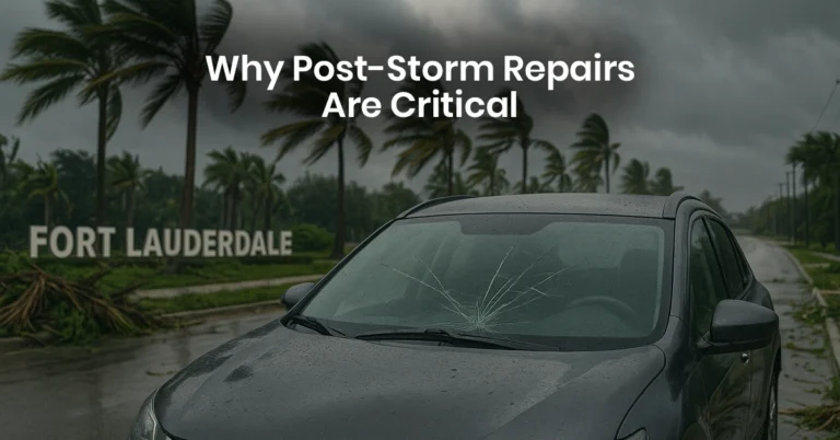 Post-Storm Auto Glass Repairs