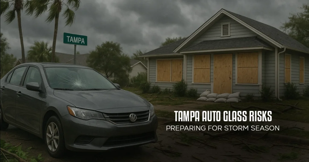 tampa auto glass storm season risks