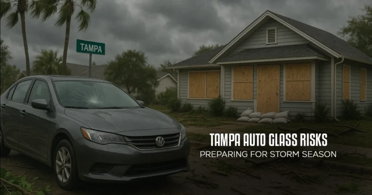tampa auto glass storm season risks