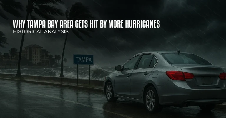 why tampa bay area gets more hurricanes