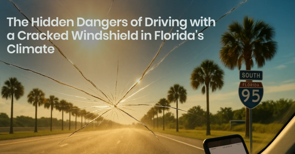 hidden dangers of cracked windshield in florida