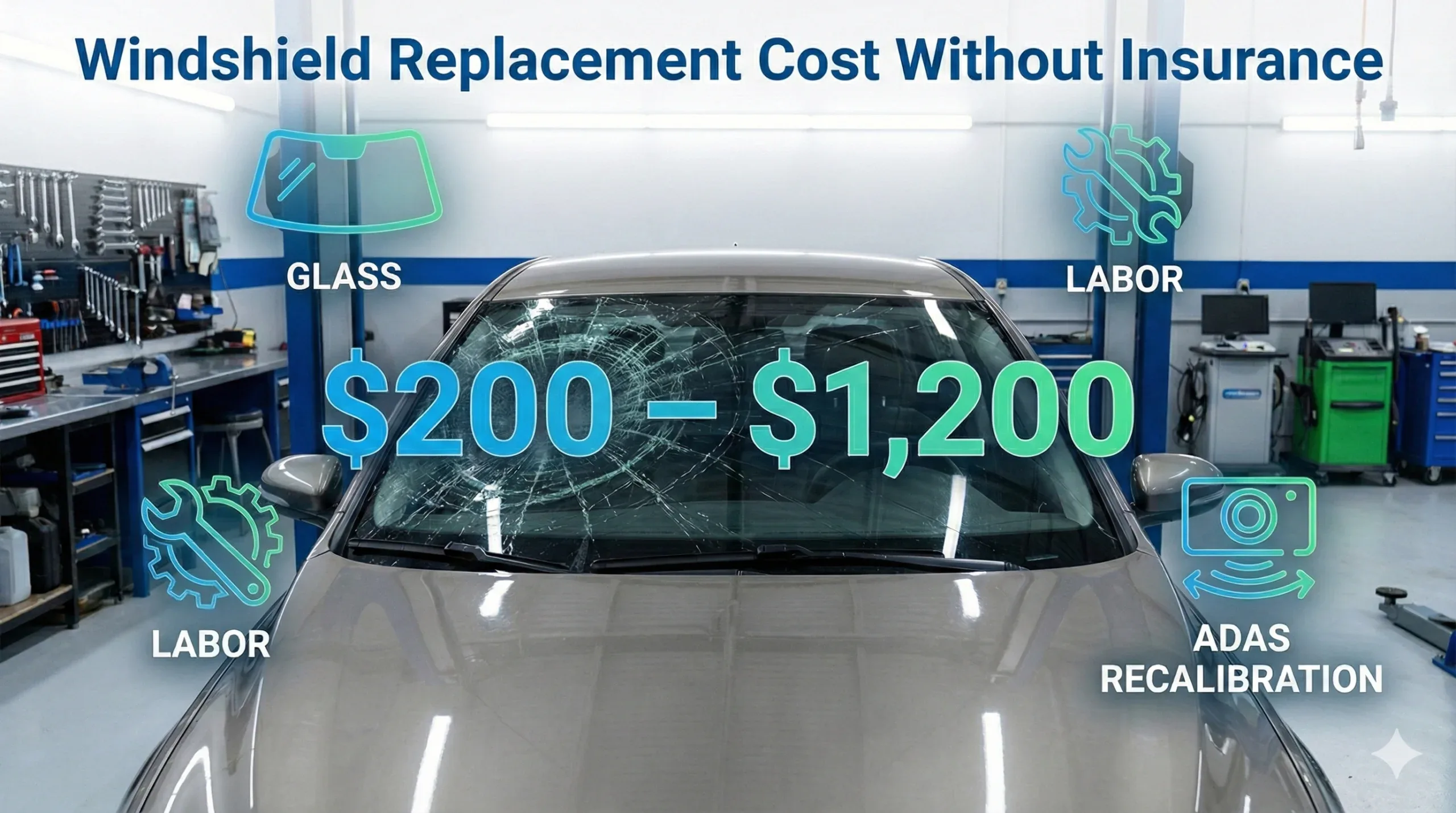 Windshield Replacement Cost Without Insurance: What to Expect