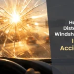 How Sunlight Distortion From Windshield Cracks Increases Accident Risk
