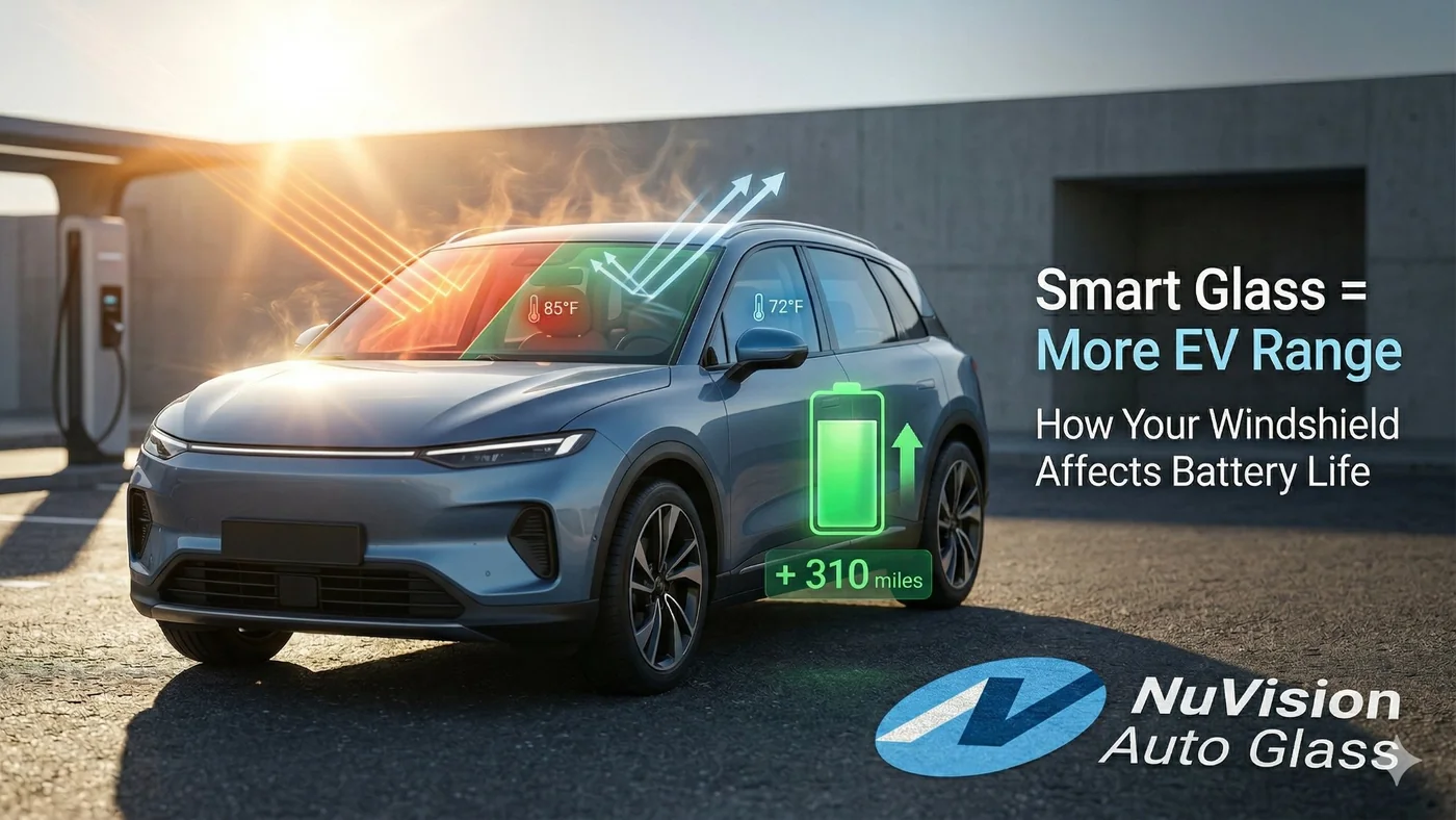 NuVision EV Smart windshield Glass