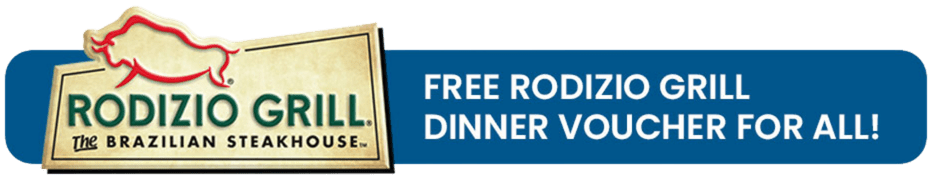 Free Rodizio Grill dinner voucher for all