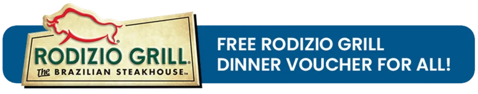 Free Rodizio Grill dinner voucher for all