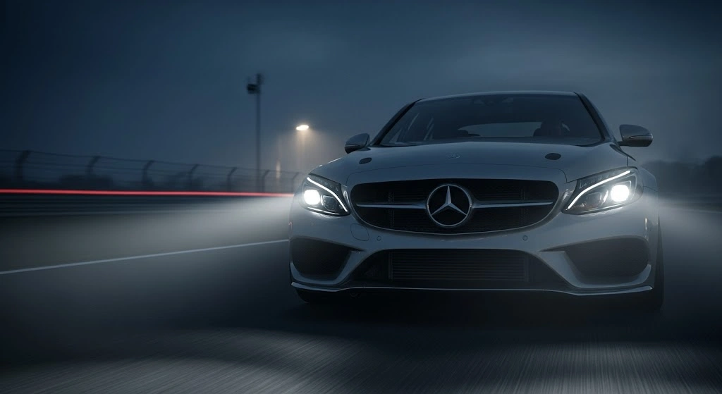 Background for Premium Mercedes C Class Windshield Replacement