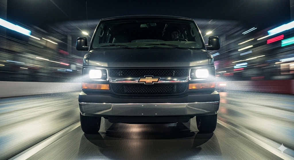 Background for Premium Chevrolet Express 3500 Passenger Windshield Replacement