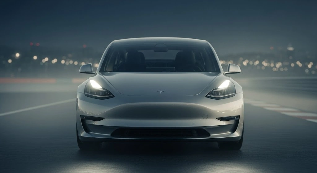 Background for Premium Tesla Model 3 Windshield Replacement