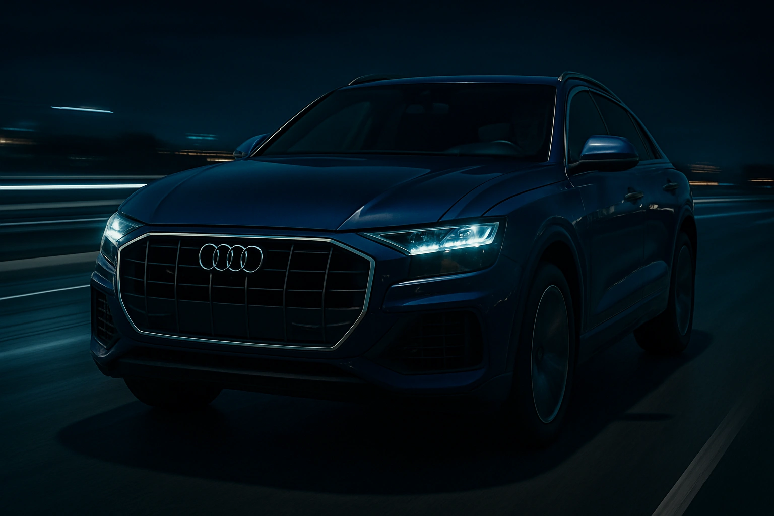 Background for Premium Audi Q8 Windshield Replacement
